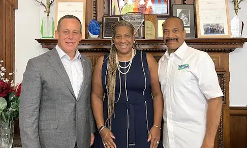 Brian Hill, Mayor Patterson-Howard & Terrence Horton